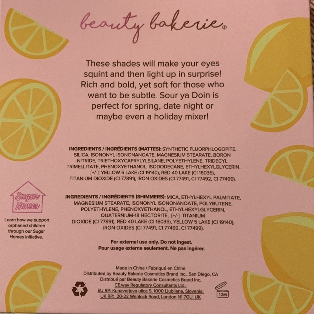 Beauty Bakeries Sour Ya Doin’? Eyeshadow Palette. - Picture 3 of 3